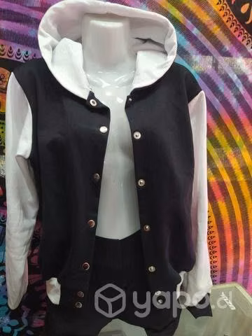Poleron universitario bomber