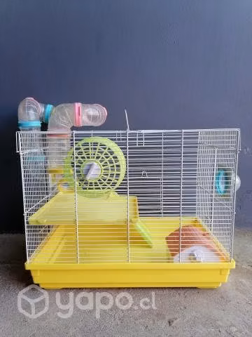 Jaula Hamster Grande y Pequeña