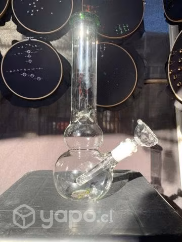 Bong pirex 30 cm / atrapa hielo