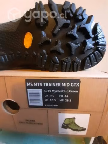 Zapatos SALEWA MTN TRAINER MID GTX green - Imagen 2