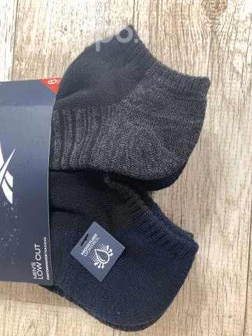 6 pares de Calcetines Reebok Azúl y Gris. Cortos - Imagen 2