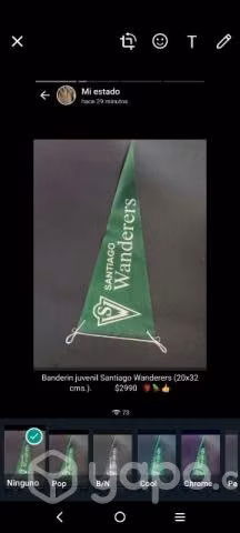 Banderines oficiales de Santiago Wanderers