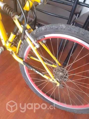 Bicicleta con silla de niño