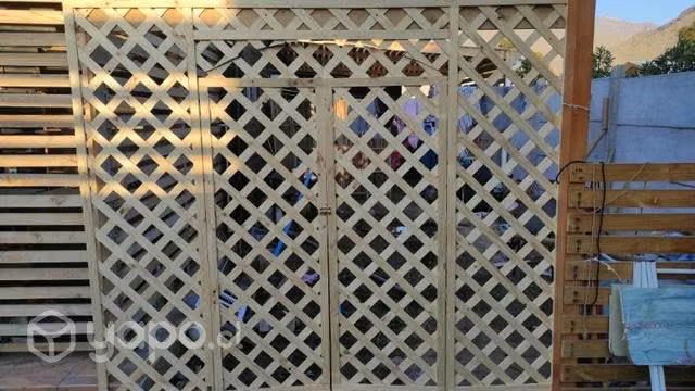 Mamparas en treillaje