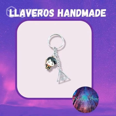 Llaveros y aros harry potter