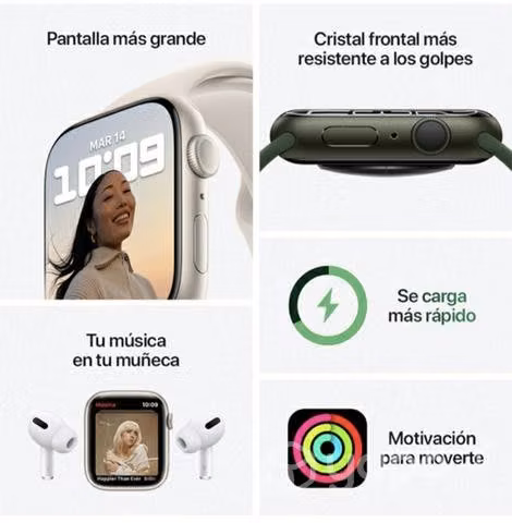 Apple Watch Nike Series 7 45 Mm - Imagen 3