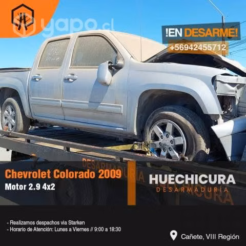 Butacas chevrolet colorado 2009