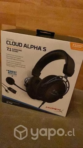 Audifonos Hyperx Cloud Alpha S