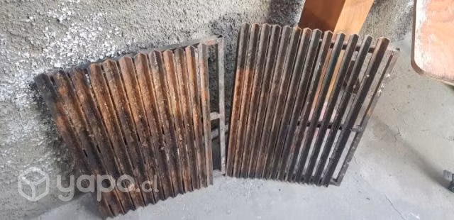 Parrilla, fabricada en acero diamantada