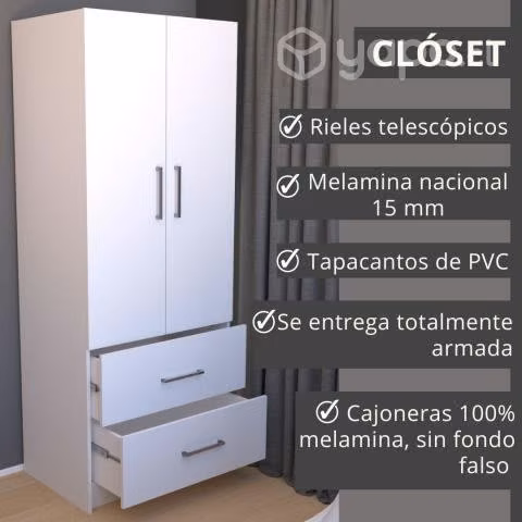 Closet de calidad para tu dormitorio