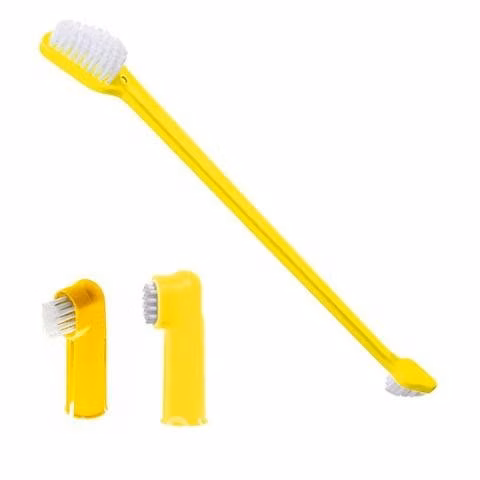 Kit cuidado / cepillos dentales para mascotas