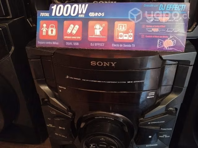 Equipo sony genezi 6 parlantes