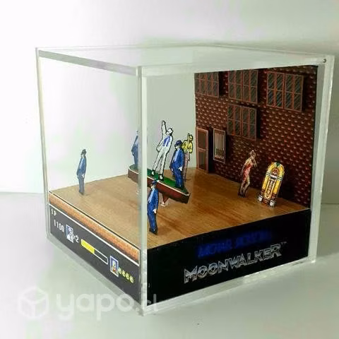 Michael jackson cubo diorama