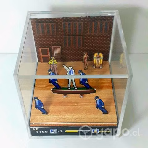 Michael jackson cubo diorama