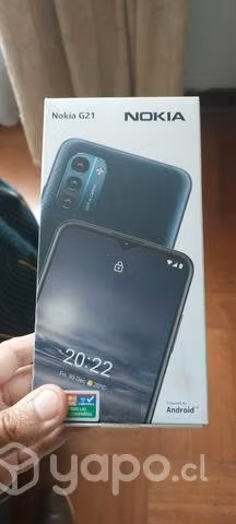 Nokia G21 4 GB 128 GB con sus accesorios sellados