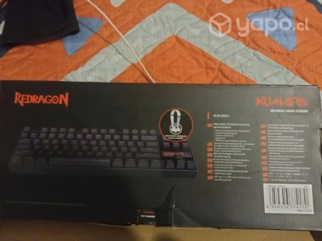 Teclado. mouse y audifonos juntos y separados