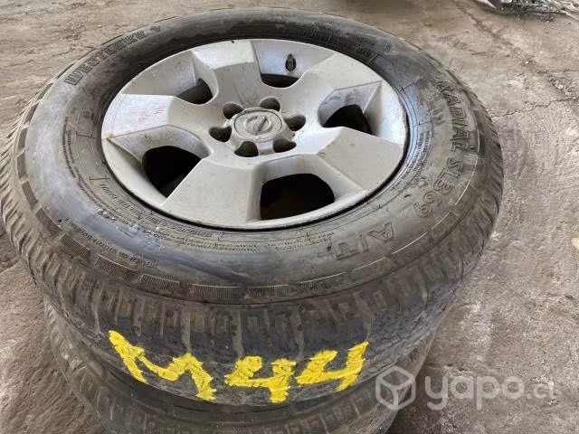 Llanta aluminio con neumatico (M44) Nissan Navara