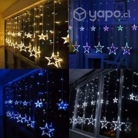 Cascada estrellas led