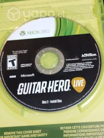 Guitar Hero Live Xbox 360