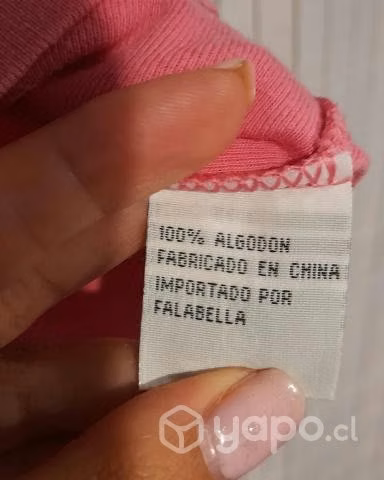 Polera Rosada Sybilla Talla S usada