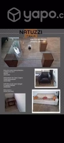 Mesa de centro Madera y Vidrio