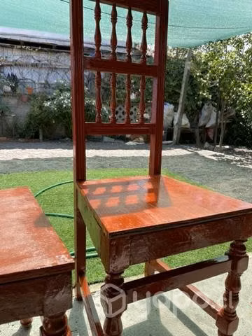 Juego de 6 sillas madera nativa