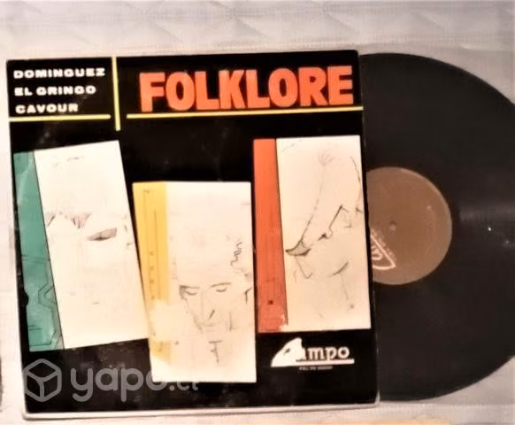 Vinilo LP Ernesto Cavour-Gilbert Fauvre "Folklore