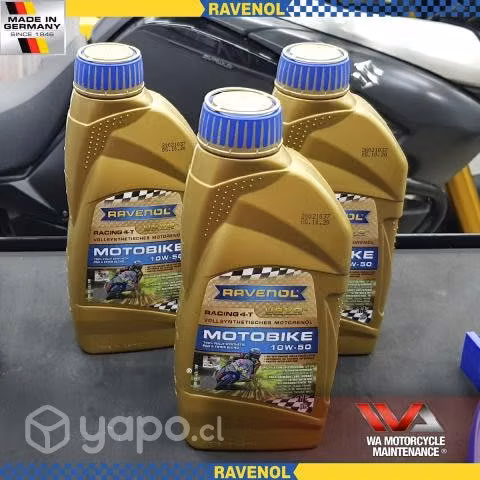 Aceite 10w50 Full Sintético Ravenol USVO para Moto