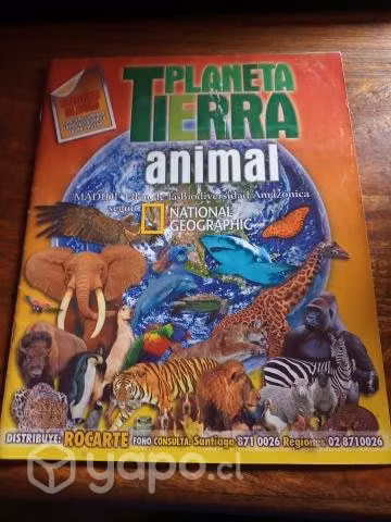 Album Planeta tierra animal national geografíc
