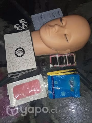 Vendo kit de práctica para pestañas - Imagen 2