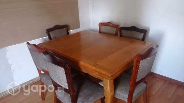 Comedor de roble 6 sillas (usado) - Imagen 2