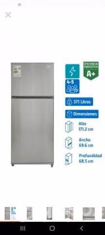 Refrigerador 371 litros nuevo