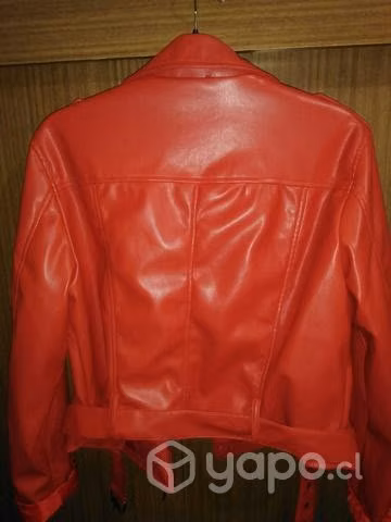 Chaqueta ecocuero mujer