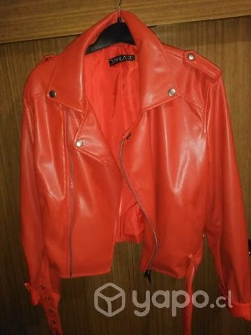 Chaqueta ecocuero mujer
