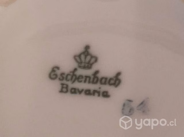 5 dúos (taza y platillo) para café Bavaria