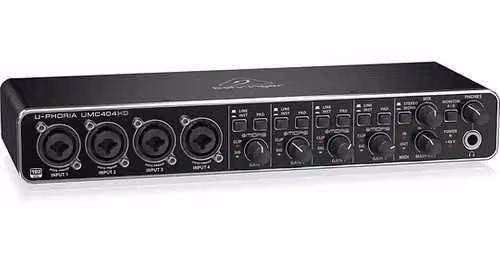 Interfaz de audio behringer umc404hd como nueva