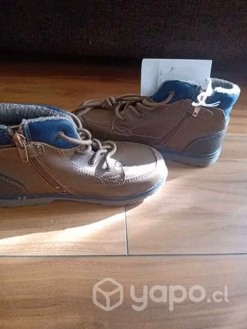 Botines Café Chiporros talla 31 (Nuevos) - Imagen 3