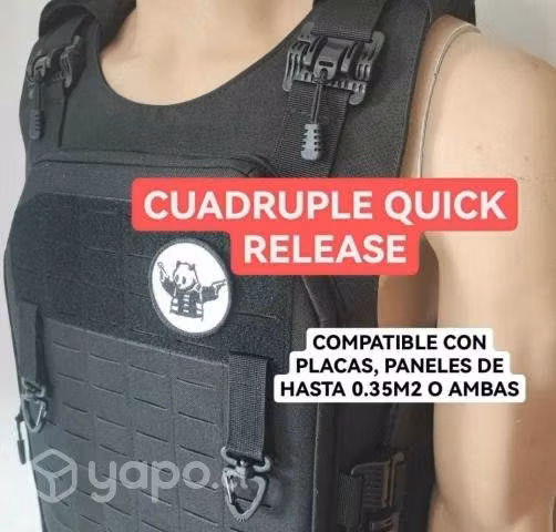 Chaleco porta placas