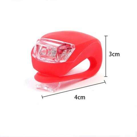 Pack Luces Led Bicicleta Silicona Impermeable - Imagen 3