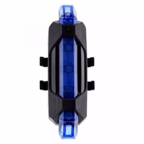 Luz Recargable Para Bicicleta Usb roja azul blanca