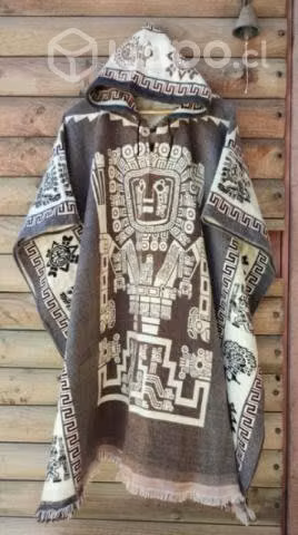 Ponchos hechos en telar