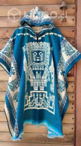 Ponchos hechos en telar