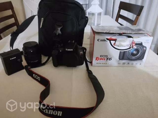 Cámara fotográfica réflex Canon EOS revel T6