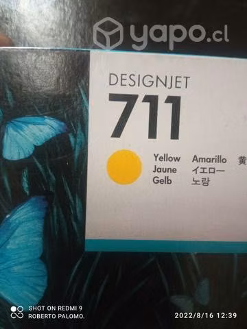 Pack de tintas HP 711 colores originales