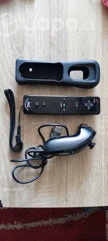 Wiimote con wiimotion plus y nunchuk original