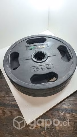 2 Disco de 15 kg. Engomado