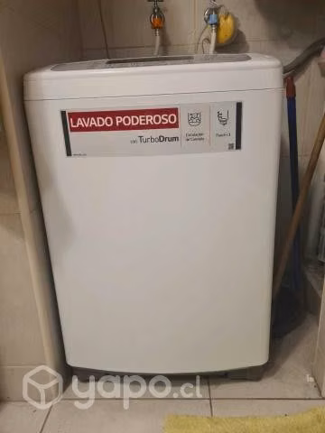 Lavadora LG de 11 Kg con tecnología Turbo Drum