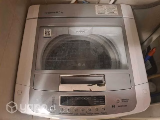 Lavadora LG de 11 Kg con tecnología Turbo Drum