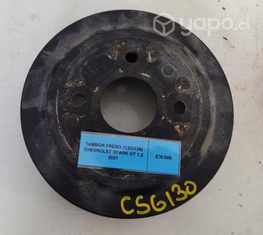Tambor Freno (CSG130) Chevrolet Spark GT 1.2 2021
