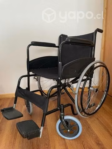 Silla de ruedas plegable poco uso - Imagen 5